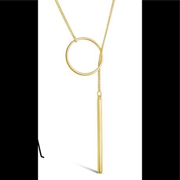 Sterling Forever Jewelry - Sterling Forever Layering Circle and Bar Lariat